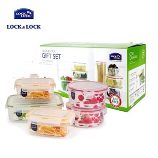 👍 Bộ 5 hộp bảo quản thực phẩm dòng Neolock của Lock&Lock NLP110S001