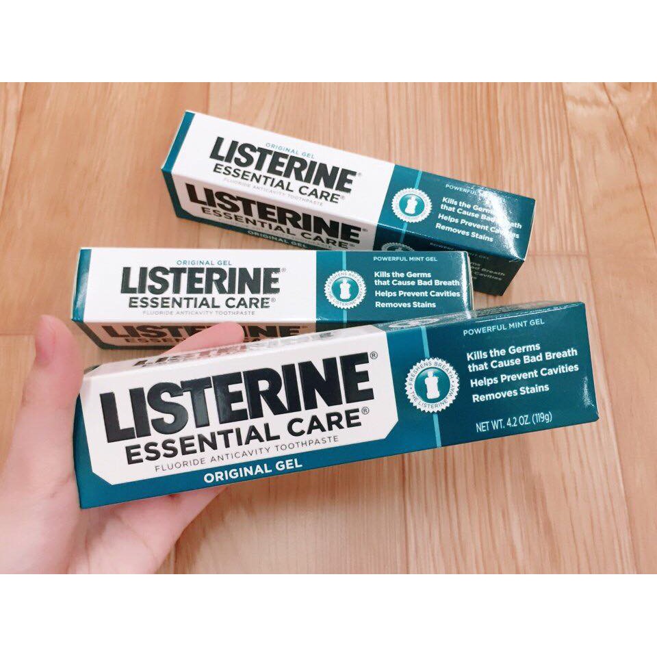 Kem đánh răng Listerine Essential Care Toothpaste 119g