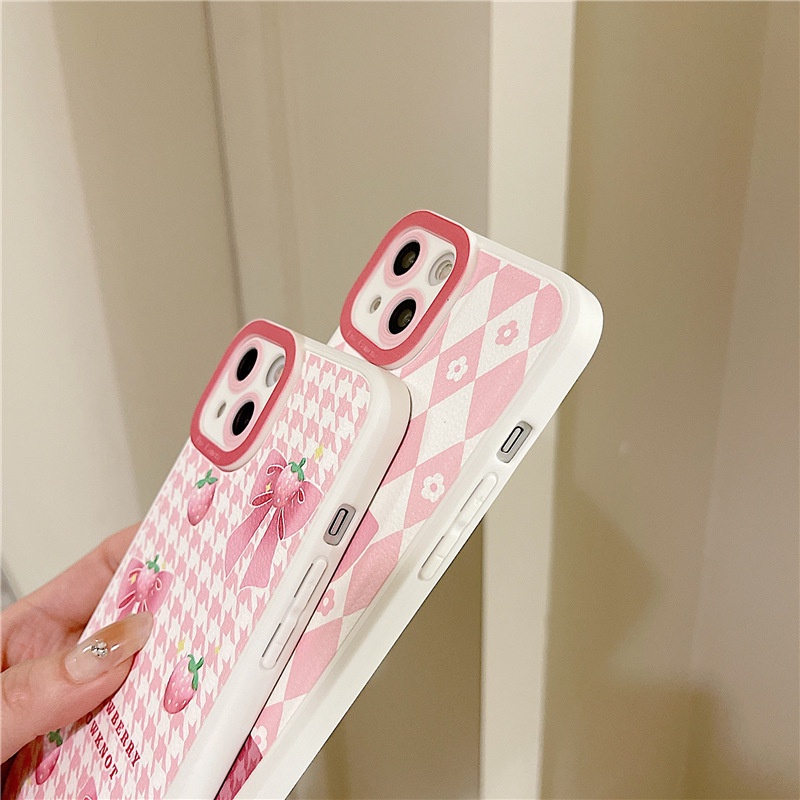 Ốp Điện Thoại Vân Da Cho phone7/7plus/8/8plus/x/xs/11/12/13/pro/max/plus/promax