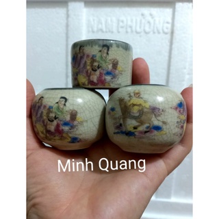 Cóng men rạn hạt lựu dành cho chim chào mào