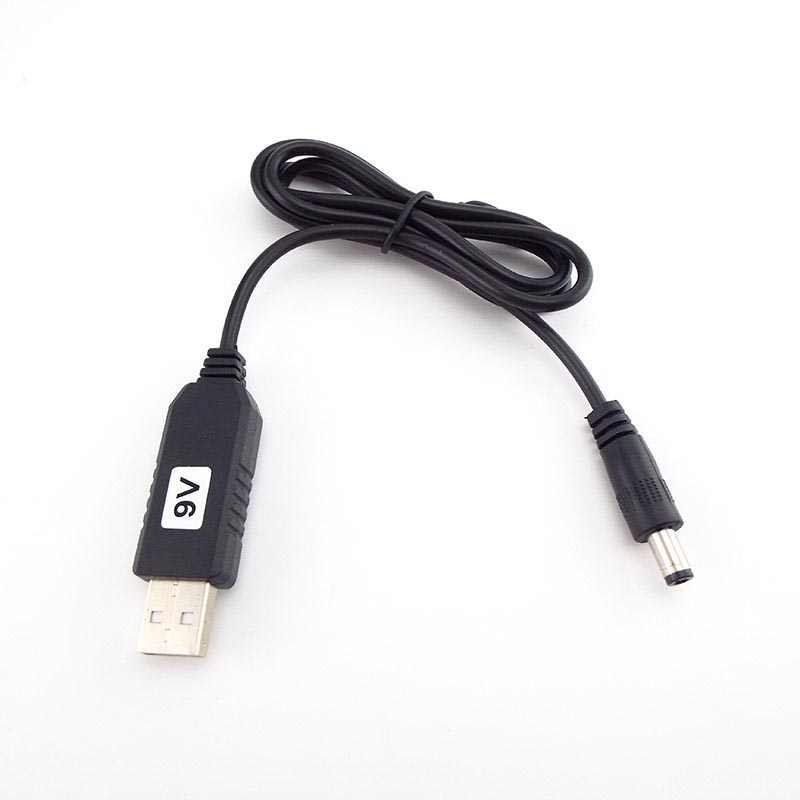 Cáp ChuyểN ĐổI Tăng ĐiệN USB Sang DC 2.1x5.5mm, DC 5V Sang DC 9V 12V