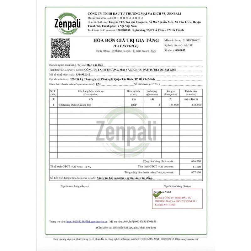 Chuối Zenpali Plus Mới X3 chuối cấy trắng, chuối giảm thâm Whitening Detox Cream | BigBuy360 - bigbuy360.vn