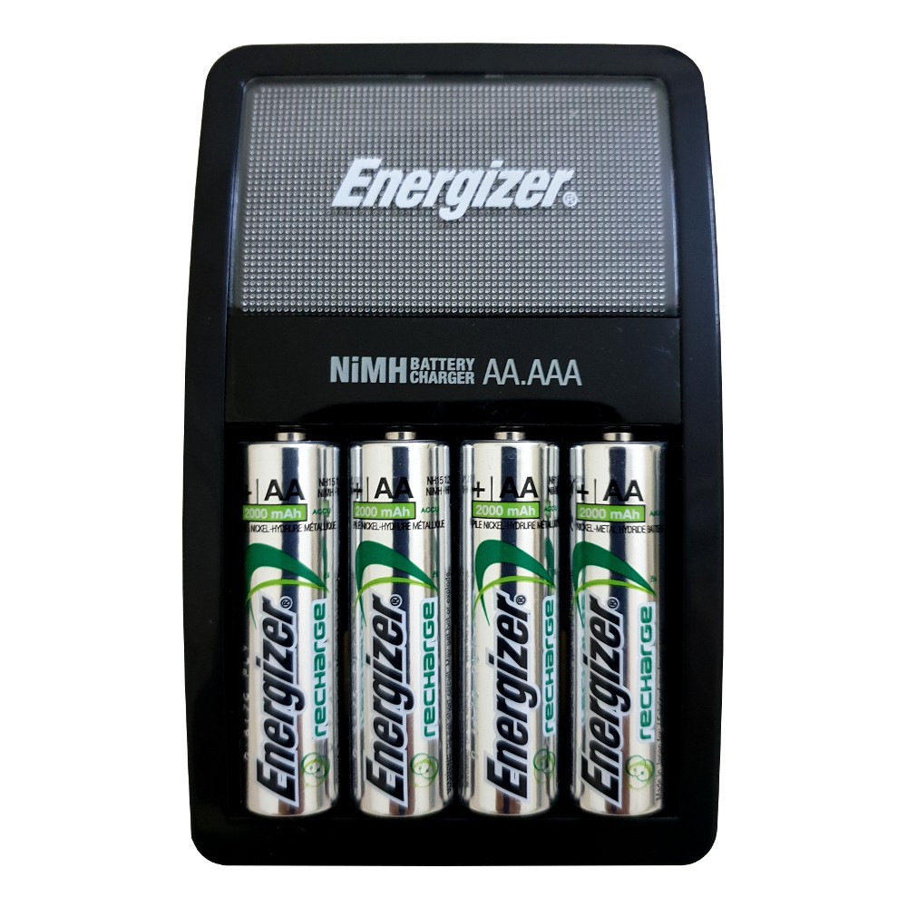 [RẺ NHẤT SHOPEE] FREESHIP TỪ 99K_Bộ máy Sạc Pin AA- AAA ENERGIZER kèm 4 viên pin sạc AA 2000 mAh chính hãng