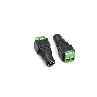 Jack nối nguồn dc 5.5x2.1mm đầu cái có header nối ra