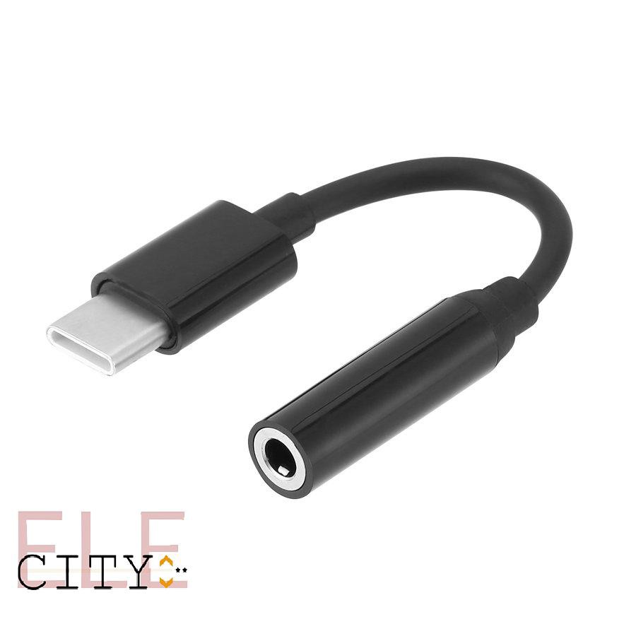 Bộ cáp chuyển đổi mini Type-C sang 3.5mm USB 3.1 Type-C sang 3.5 Aux
