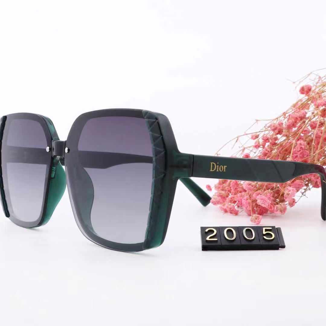 Xu hướng mới của châu Âu và Mỹ năm 2021 Kính mát có thương hiệu Christian Dior dành cho nữ Phân cực chính hãng (Có hộp và hộp đựng kính)