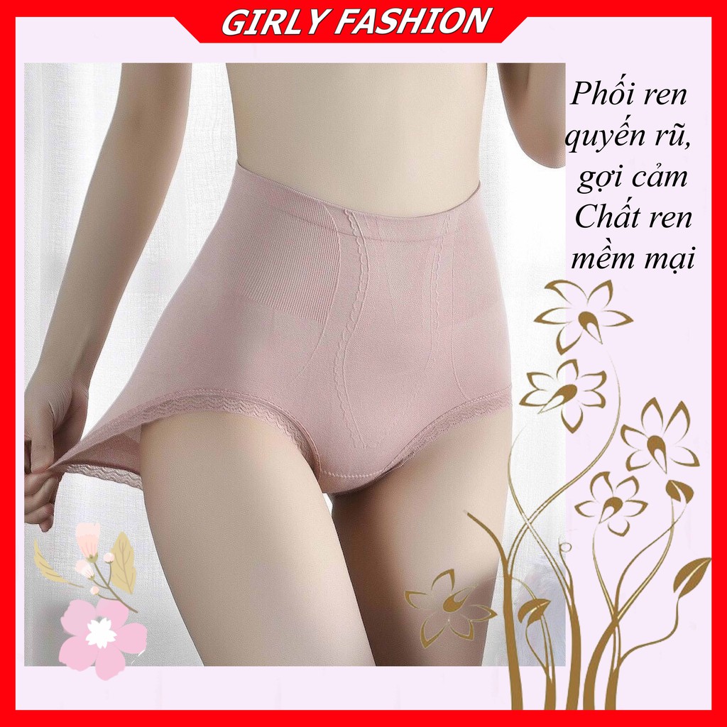 QUẦN LÓT COTTON CẠP CAO - GEN BỤNG - THON GỌN V2 co giãn giảm chảy xệ V3 tạo form đẹp,nâng mông kháng khuẩn