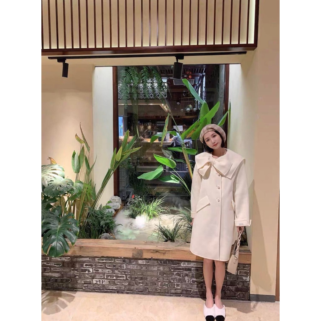 Áo Khoác Dạ Tiểu Thư Dáng Dài Style Ngọt Ngào Chất Siêu Đẹp Cho Nữ