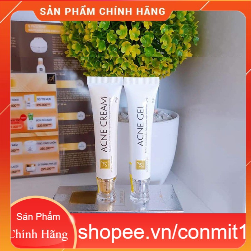 Bộ Mụn A Cosmetics Mẫu Mới Beauty One DayChính Hãng Kem Ngừa Mụn Siêu Tốc Độ A Cosmetics