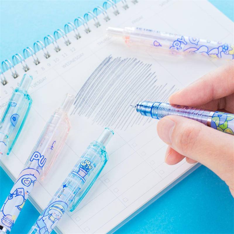 Set 6 Bút Chì Bấm Ngòi 0.5mm Hình Động Vật Hoạt Hình