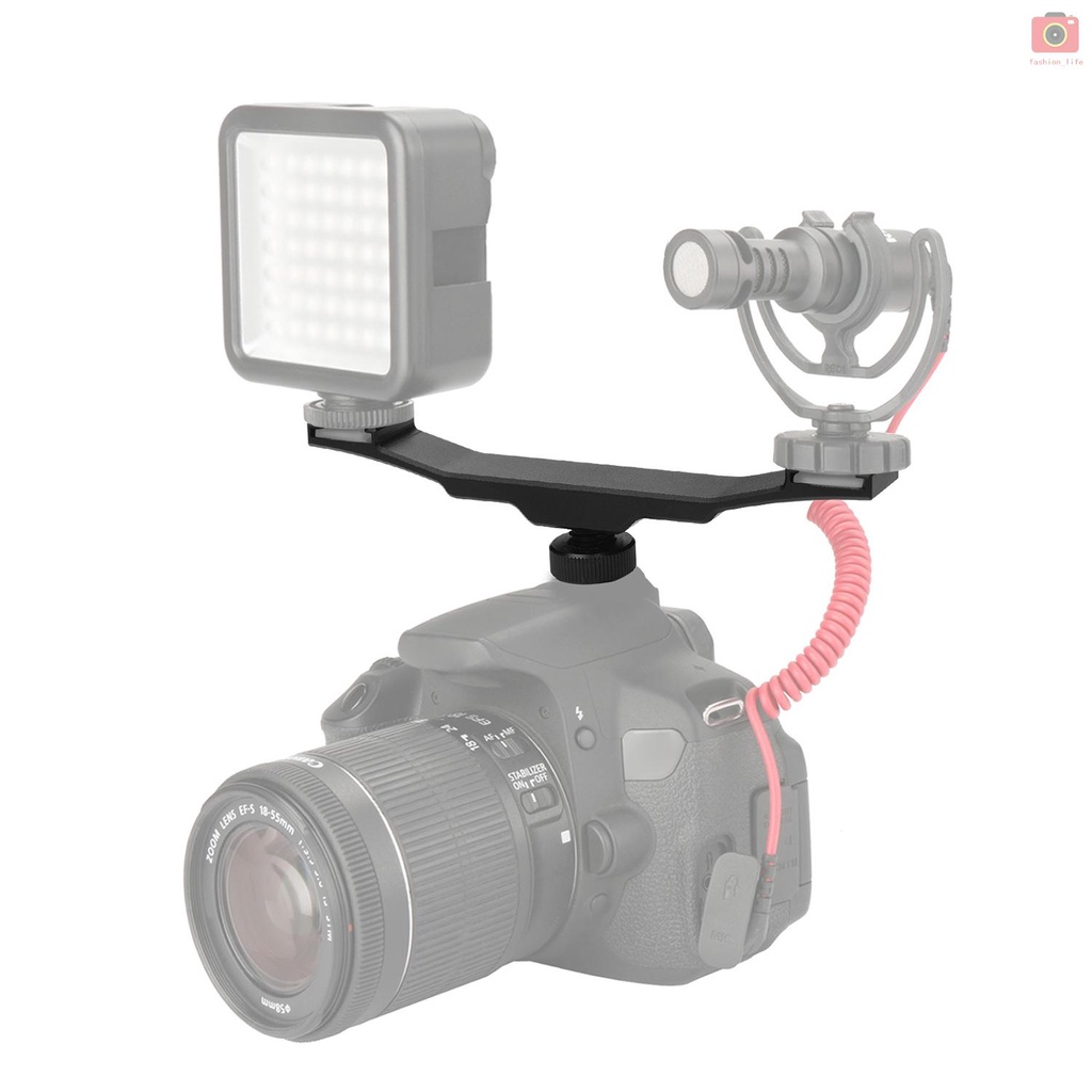 Thanh mở rộng hai đầu gắn ngàm gắn Camera DV DSLR/điện thoại thông minh | BigBuy360 - bigbuy360.vn