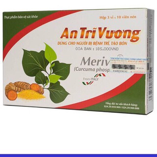 An trĩ vương - hỗ trợ táo bón, trĩ, tinh mach dùng được cho phụ nữ có thai và cho con bú