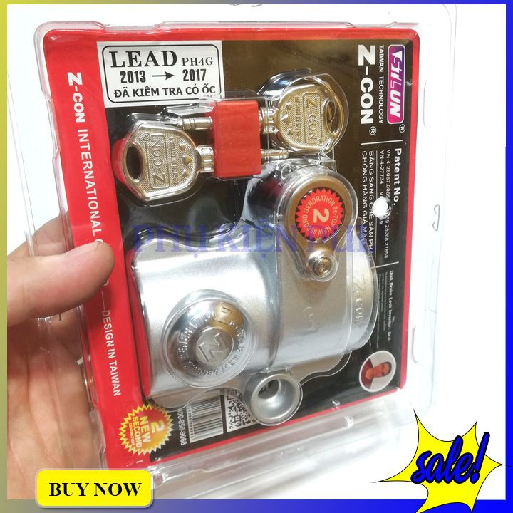 Khóa phuộc trước chống trộm z-con cho Lead (2013-2017)