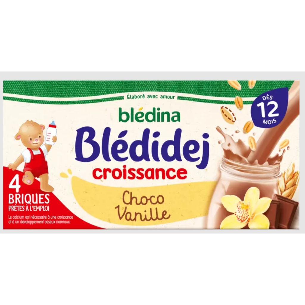 Sữa nước Bledina hàng air Pháp 100% date mới nhất lốc 4 hộp 250ml
