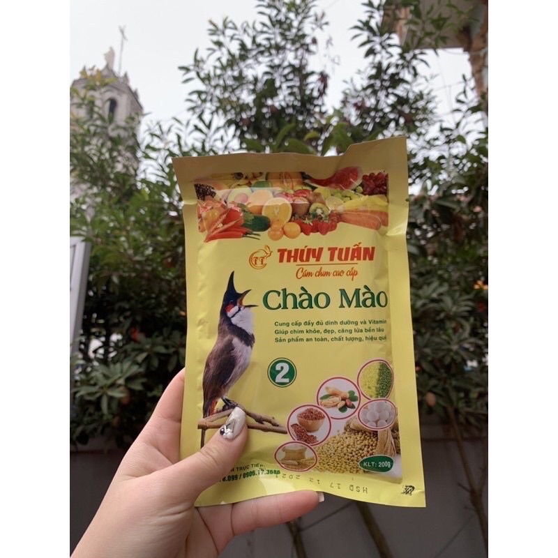 Cám chim chào mào Thúy Tuấn số 2 cao cấp 200 gram - Cám chào mào Thúy Tuấn cao cấp số 2