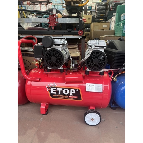 Máy Nén khí Etop 50 lít sạch không dầu chạy êm