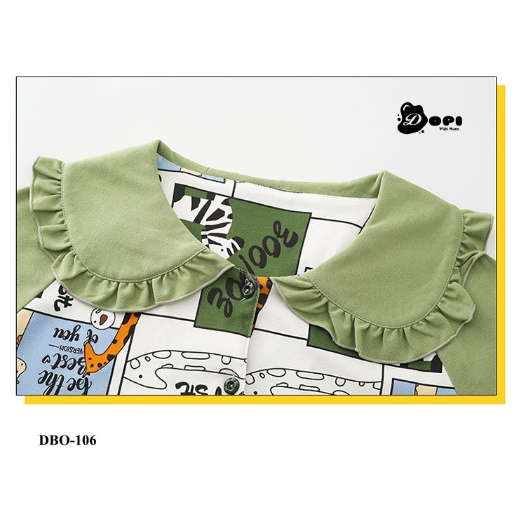 (DBO106) Đồ bộ mặc nhà nữ mùa hè đồ bộ pijama nữ CHUNKEER