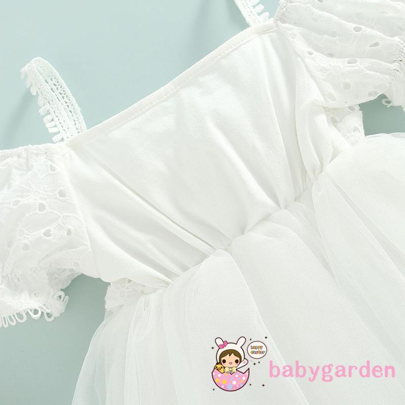 Đầm Chữ A Tay Ngắn Hở Vai Thời Trang Mùa Hè Dành Cho Bé Gái