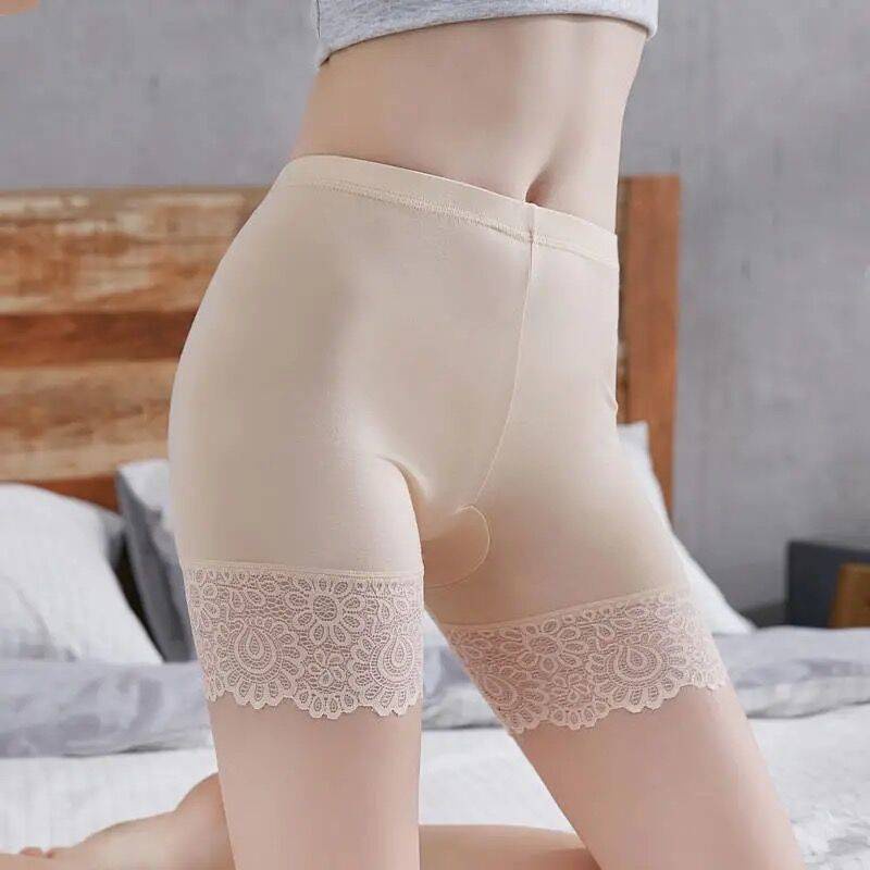 Quần Short An Toàn Mềm Mại Lưng Cao Không Đường May Chống Chói Thời Trang Mùa Hè Cho Nữ 40-85kg