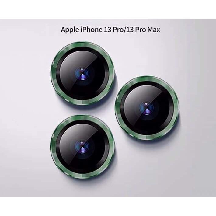 ⚡ Iphone 14 ⚡ Bộ 3 dán mắt camera Kuzoom cho iPhone 13 Mini, 13, 13 Pro, 13 Pro max bảo vệ từng mắt camera chính hãng