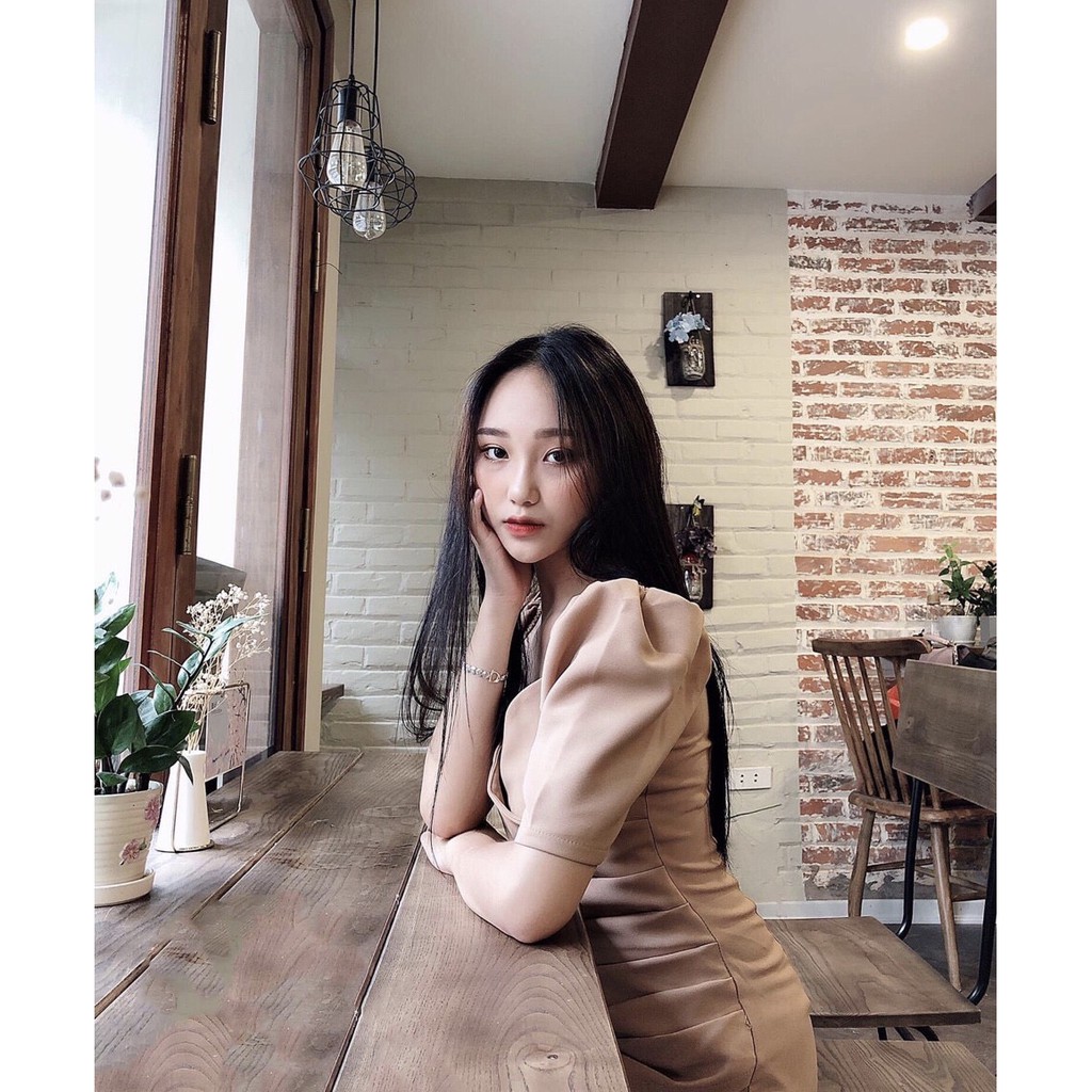 Đầm Ulzzang Xếp Ly Eo | BigBuy360 - bigbuy360.vn