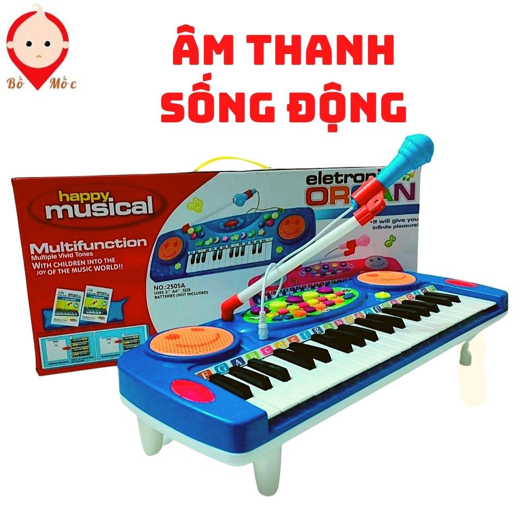 Bộ Đàn Organ Điện Tử Kèm Mic Hát Chất Lượng Cao Cho Bé Học Hát, Học Đàn, Phát Triển Tài Năng | Shop Bố Mốc