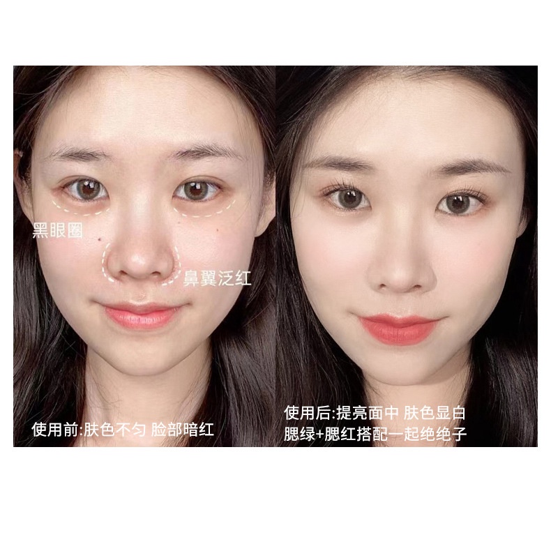 Phấn Má Hồng Màu Đào Mềm Mịn Trang Điểm Tự Nhiên Lâu Trôi