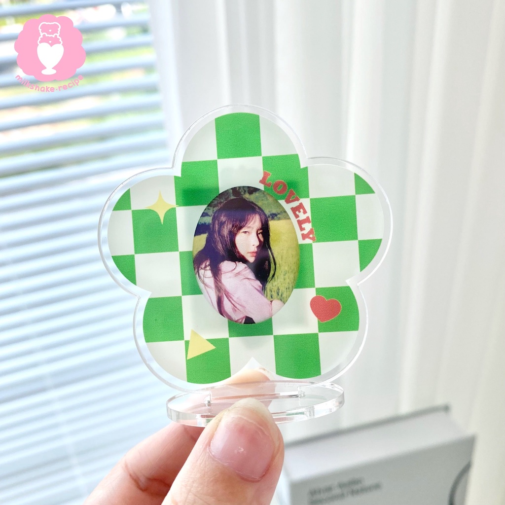 FLOWER FRAME - Khung ảnh acrylic để bàn bông hoa xinh quá chời !
