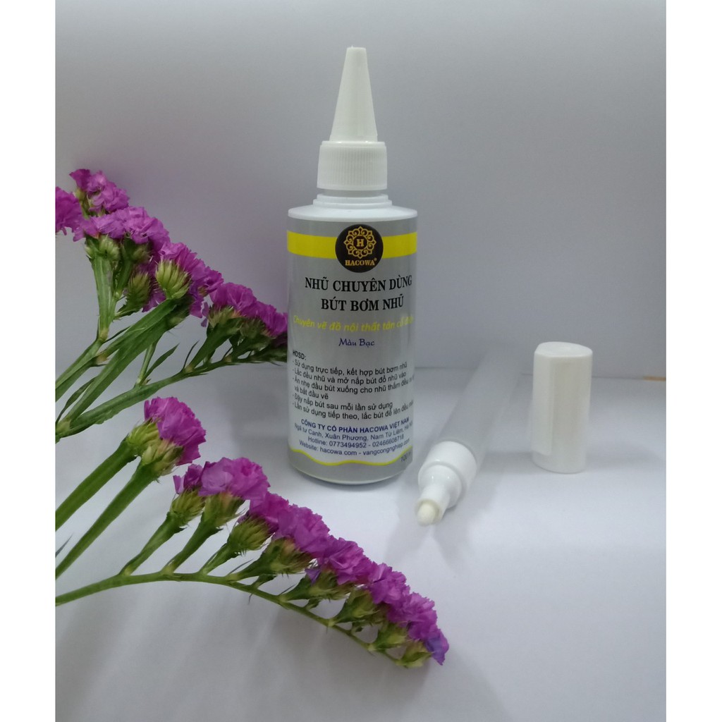 100 ml nhũ vẽ đồ nội thất tân cổ điển cao cấp kèm bút bơm nhũ vẽ siêu nhanh, siêu đẹp