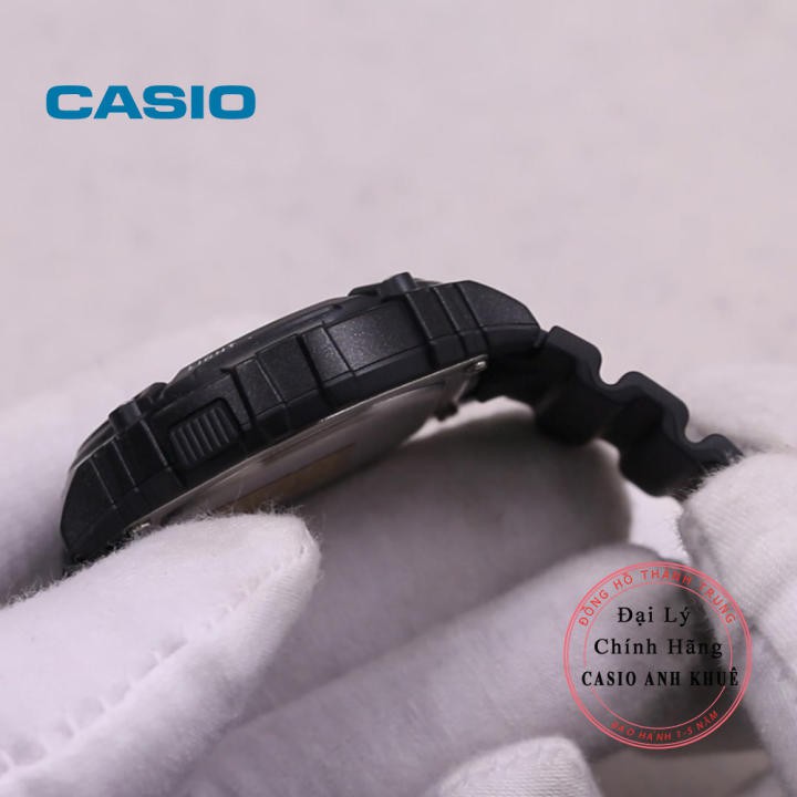 Đồng hồ điện tử nam Casio W-216H-1A dây nhựa