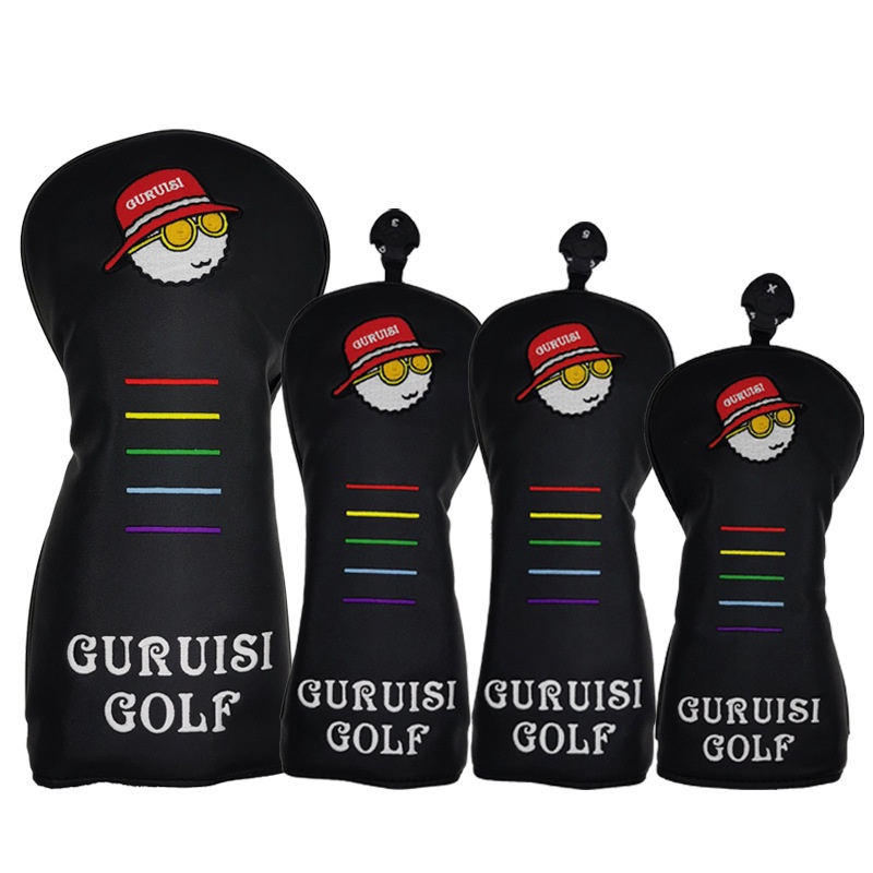 Vỏ Bọc Đầu Gậy Đánh Golf Bằng Gỗ Chất Lượng Cao 1 Bộ Vỏ Gỗ Bảo Vệ Cho Gậy Chơi Game 1/3/5/UT