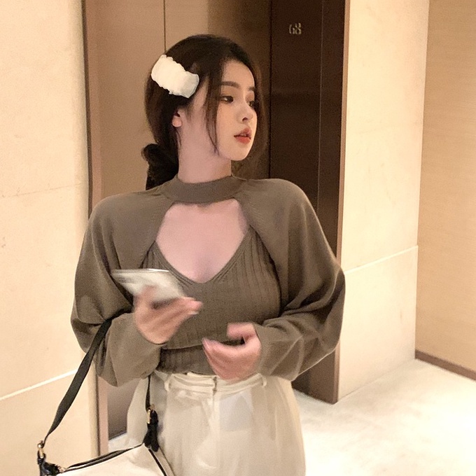 Áo Len Chui Đầu Cổ Tròn Cá Tính Thời Trang Dễ Phối Đồ Nhiều Màu Tùy Chọn