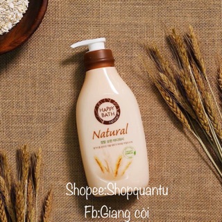 Sữa Tắm nước hoa cao cấp Happy Bath Natural