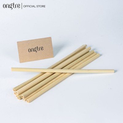 Bộ 10 Ống Hút Tre ONGTRE 15/20/25cm, Ống Hút Tre Trân Châu Tái Sử Dụng, Dùng Cho Cafe, Nhà Hàng, Khách Sạn, Quà Tặng