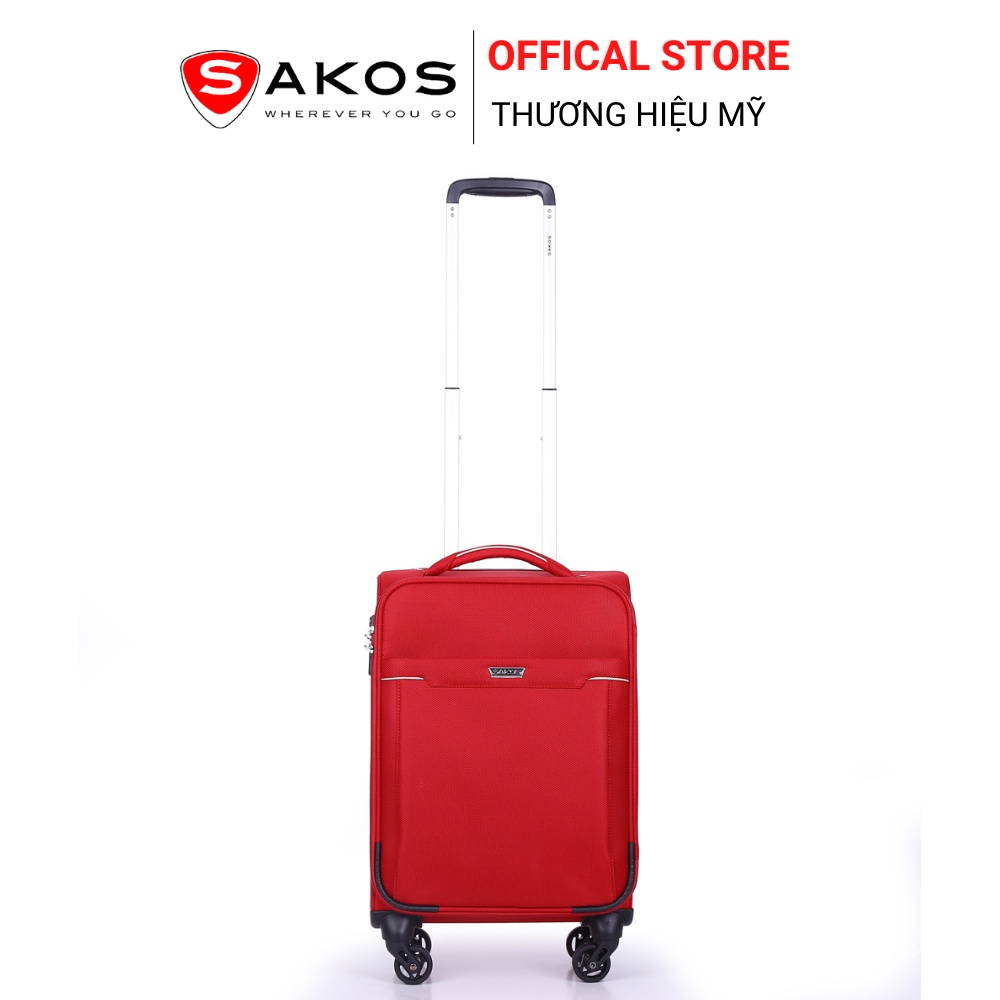 Vali Kéo Vải Du Lịch SAKOS STARLINE 4.5 - Size XS (20inch)/ Xách Tay (Cabin) - Khóa TSA - Chống Thấm, Trượt Nước