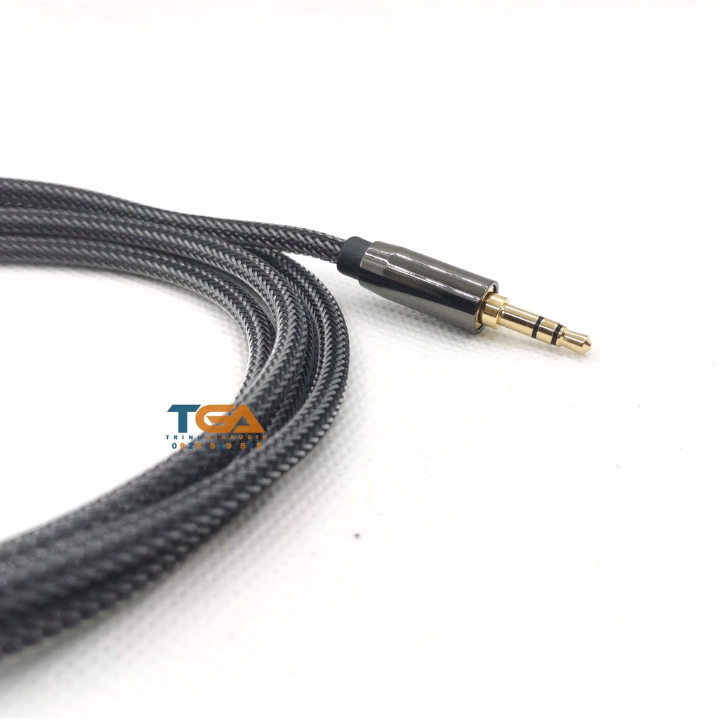 Dây nối dài audio , tai nghe  3.5 ly loại xịn bọc xác rắn