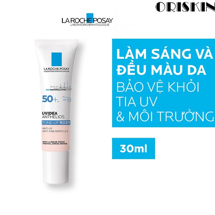 La Roche Posay - Kem Chống Nắng Dạng Gel Làm Sáng Và Cải Thiện Sắc Tố Da UVIDEA Anthelios Tone-Up Rosy SPF50+  30Ml