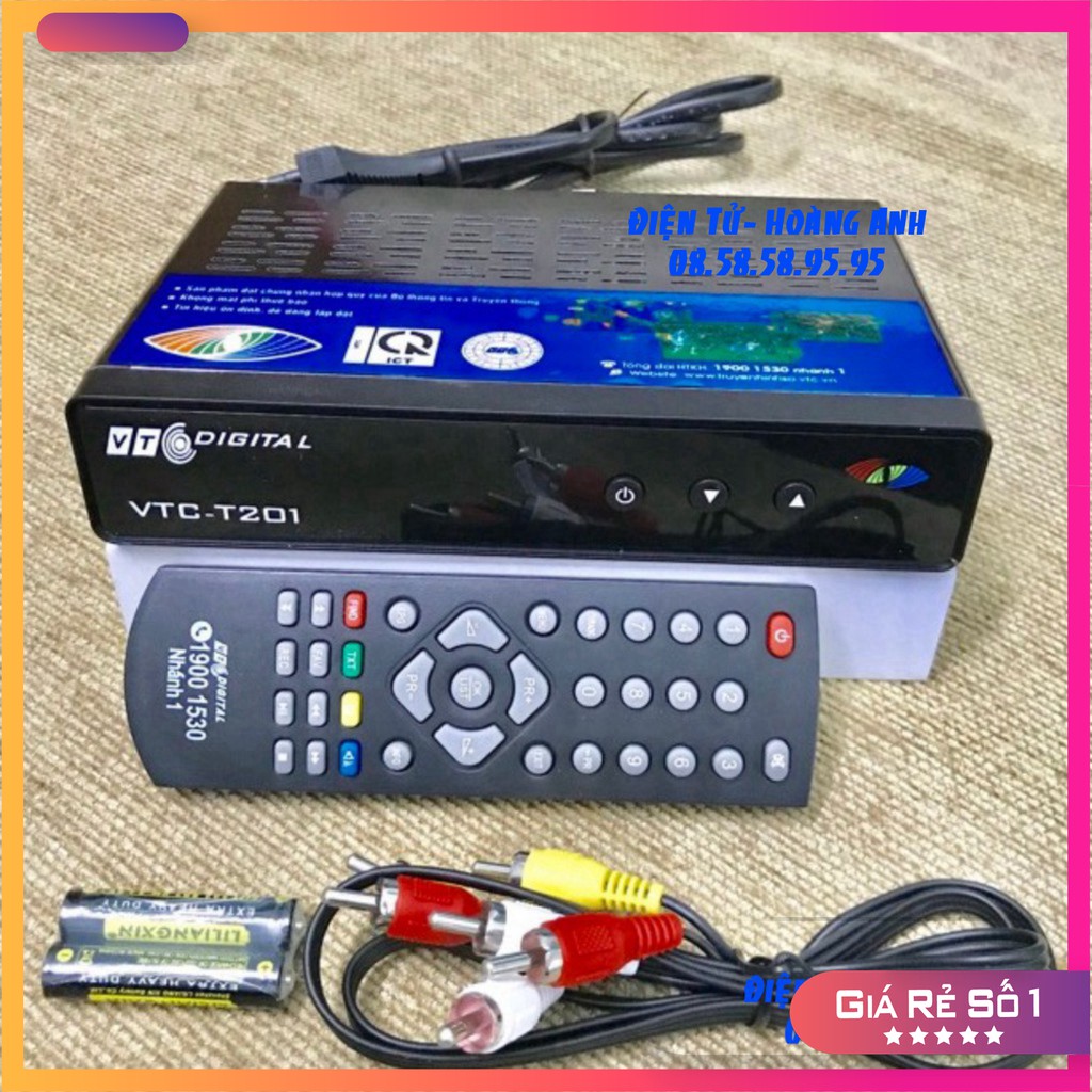 Đầu thu kỹ thuật số DVD -T2. VTC T201- giá tốt