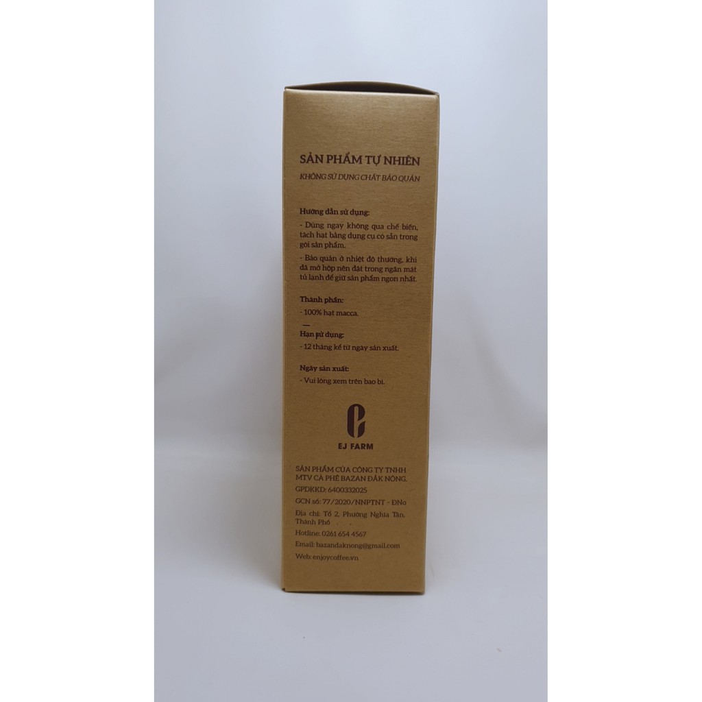 Hạt macca nứt vỏ 500g đắk nông (hạt mắc ca) ej farm | BigBuy360 - bigbuy360.vn