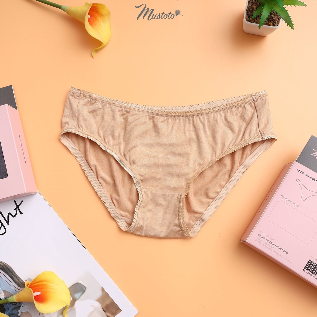 Combo 5 Quần Lót Cotton Mềm Mịn Thấm Hút Lưng Thấp (Mustoto MQ28)