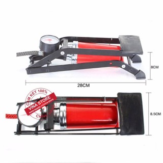 BƠM HƠI ĐẠP CHÂN MINI DÙNG CHO XE ĐẠP, XE MÁY, Ô TÔ, HỒ BƠI, PHAO BƠI,...