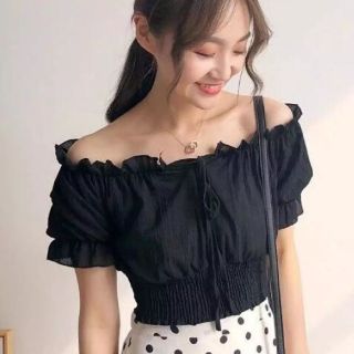 Áo voan trễ vai nữ