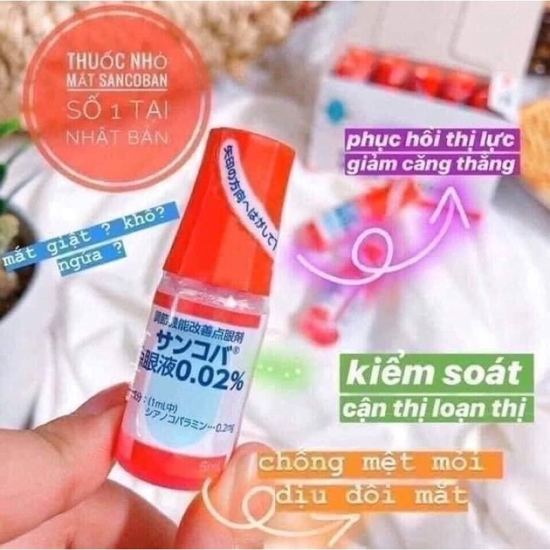 NHỎ MẮT SANCOBA GIẢM CẬN THỊ