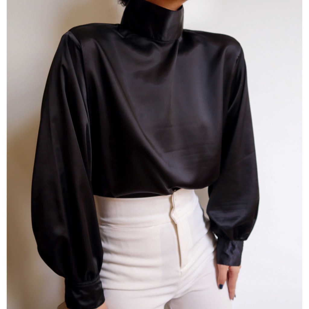 Áo sơ mi nữ tây âu cổ trụ - Trắng | BigBuy360 - bigbuy360.vn