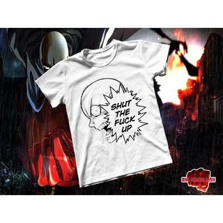 Áo thun Cotton Unisex - Anime - One-Punch Man - Saitama nổi giận