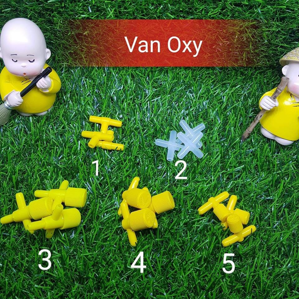 Các loại van điều chỉnh tăng giảm và nối khí oxy cho hồ cá cảnh - Guppy Xanh