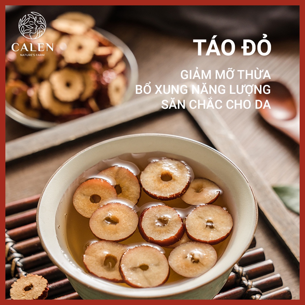 Trà Táo Đỏ Sấy Khô Quả To Đỏ Đều Và Đẹp Loại 1 Calen