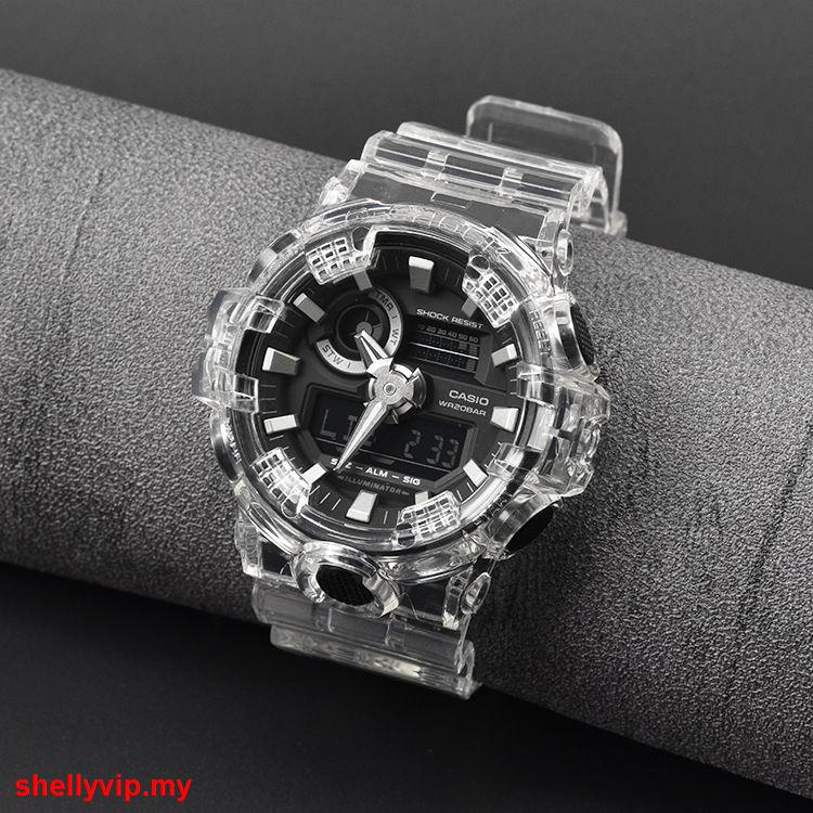 Bộ Dây Đeo Đồng Hồ Trong Suốt Cho GA-700 5522 G-SHOCK 710 735