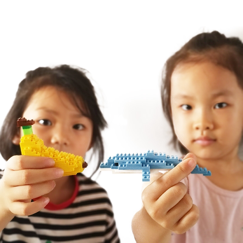 Dễ Thương Đồ Chơi Lego Hình Động Vật Hoạt Hình Xinh Xắn Cho Bé