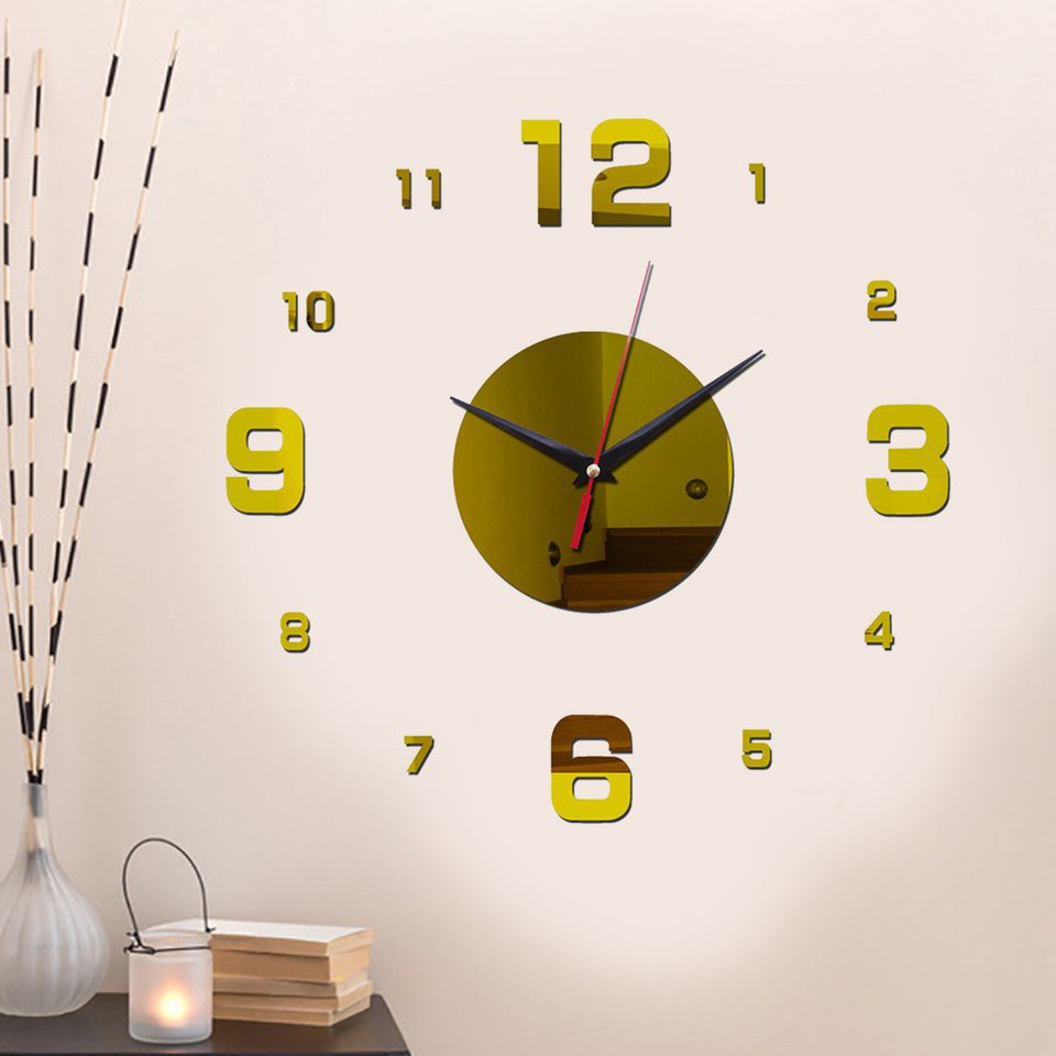 Đồng Hồ Treo Tường Mặt Gương Acrylic # Dey Gz072